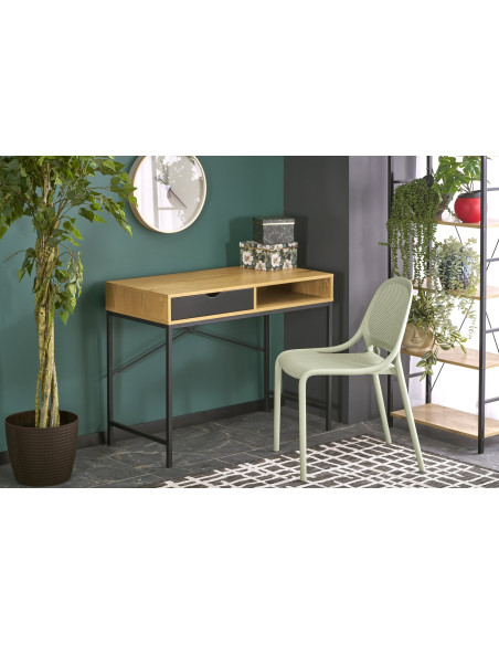 B50 biurko naturalny / czarny