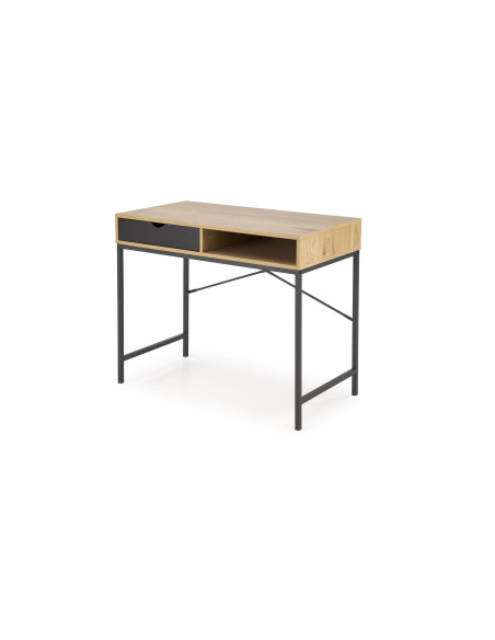 B50 biurko naturalny / czarny