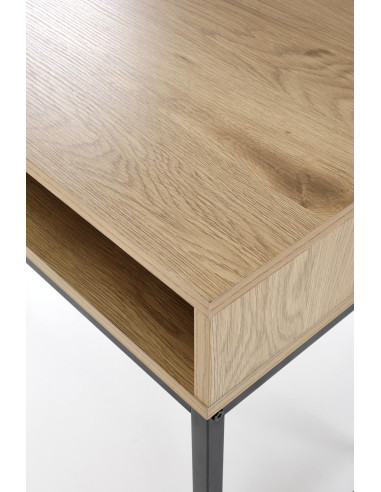 B50 biurko naturalny / czarny