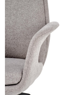 KEVIN Fotel Gabinetowy Jasny Popiel | Aluminiowa Podstawa, MULTIBLOCK 2