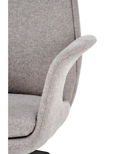 KEVIN Fotel Gabinetowy Jasny Popiel | Aluminiowa Podstawa, MULTIBLOCK