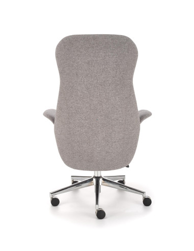 KEVIN Fotel Gabinetowy Jasny Popiel | Aluminiowa Podstawa, MULTIBLOCK