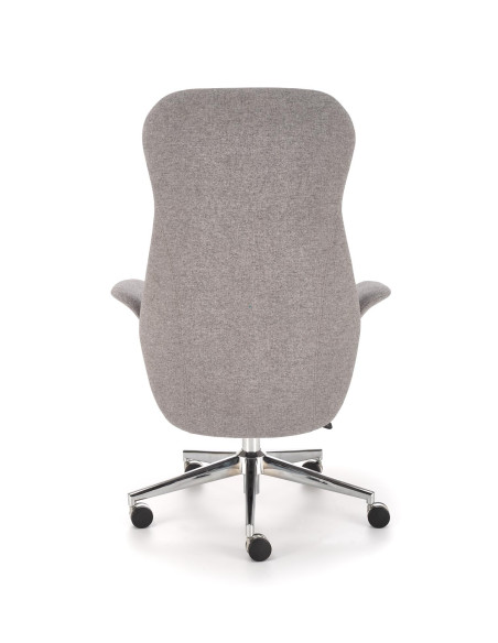 KEVIN Fotel Gabinetowy Jasny Popiel | Aluminiowa Podstawa, MULTIBLOCK