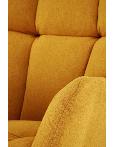 VASCO fotel bujany musztardowy