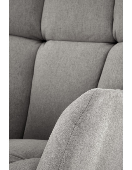 VASCO fotel bujany popielaty