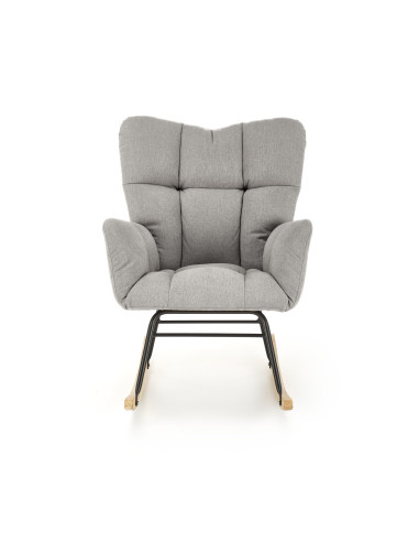 VASCO fotel bujany popielaty