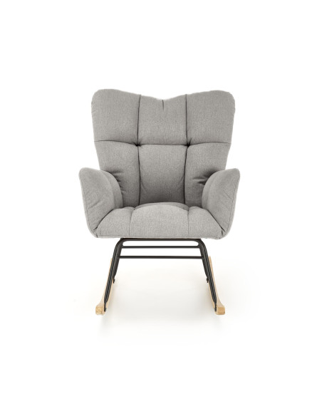 VASCO fotel bujany popielaty