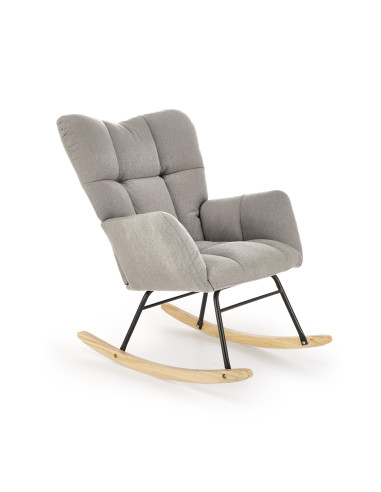 VASCO fotel bujany popielaty