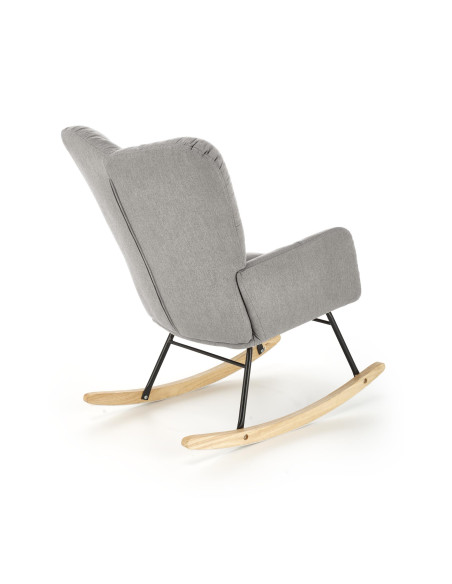 VASCO fotel bujany popielaty