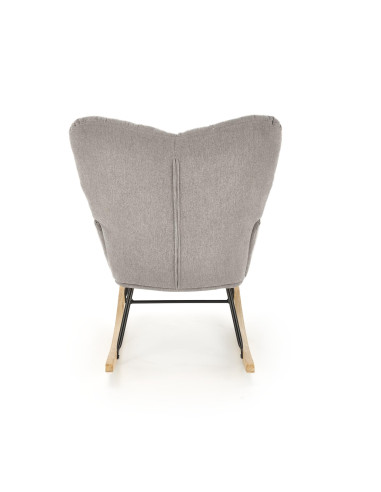 VASCO fotel bujany popielaty