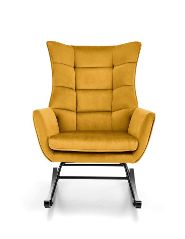 BAZALTO fotel bujany musztardowy (1p 1szt)