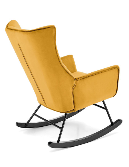 BAZALTO fotel bujany musztardowy (1p 1szt)