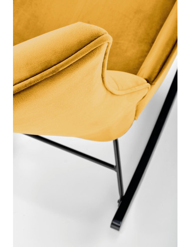BAZALTO fotel bujany musztardowy (1p 1szt)