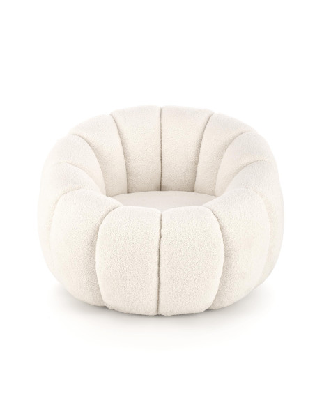 GASPAR fotel wypoczynkowy biały