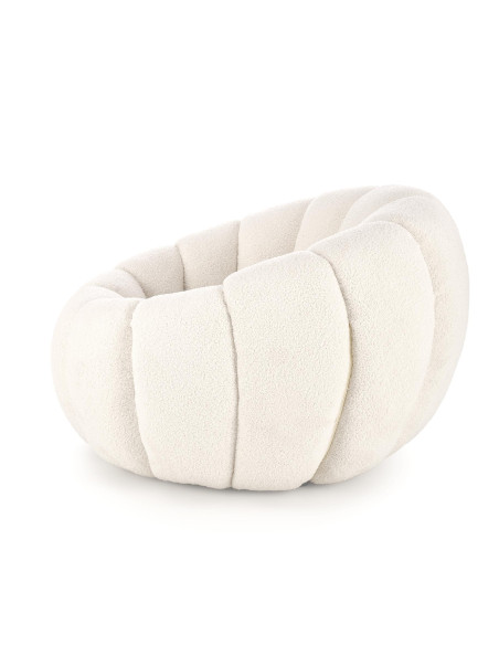 GASPAR fotel wypoczynkowy biały