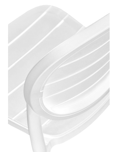 K529 Krzesło Białe Polipropylenowe | Minimalistyczny Design
