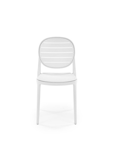 K529 Krzesło Białe Polipropylenowe | Minimalistyczny Design