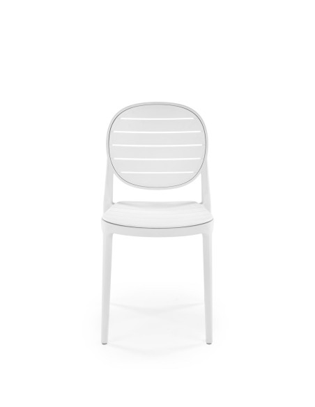 K529 Krzesło Białe Polipropylenowe | Minimalistyczny Design