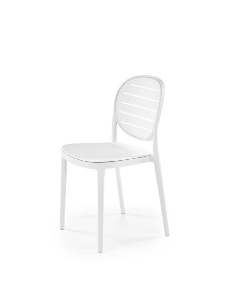 K529 Krzesło Białe Polipropylenowe | Minimalistyczny Design
