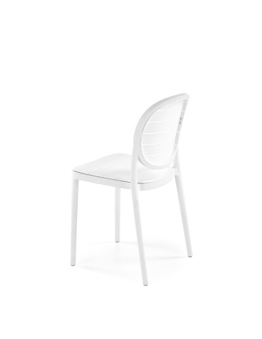 K529 Krzesło Białe Polipropylenowe | Minimalistyczny Design