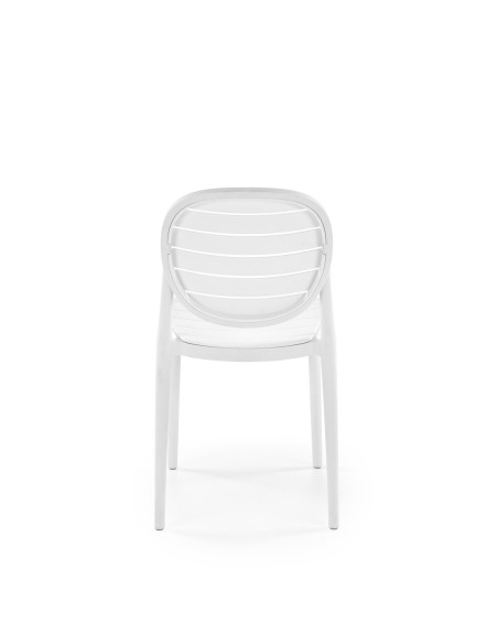 K529 Krzesło Białe Polipropylenowe | Minimalistyczny Design