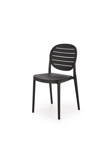 K529 Krzesło Czarne | Nowoczesny Design, Polipropylen