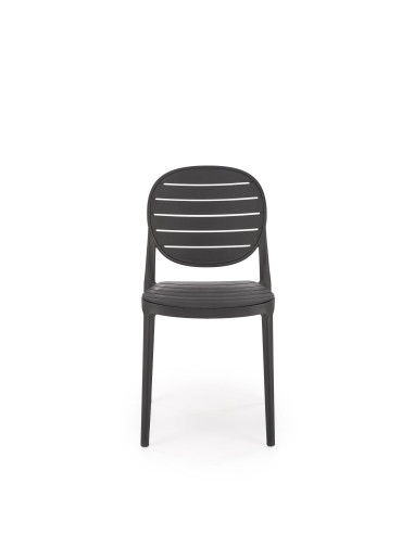 K529 Krzesło Czarne | Nowoczesny Design, Polipropylen