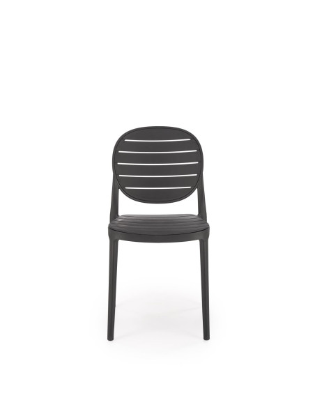 K529 Krzesło Czarne | Nowoczesny Design, Polipropylen