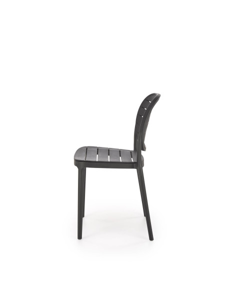 K529 Krzesło Czarne | Nowoczesny Design, Polipropylen