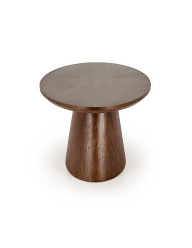 VAGNER Stół Orzechowy 220/98/76 cm | MDF + Okleina Naturalna, Noga Stalowa