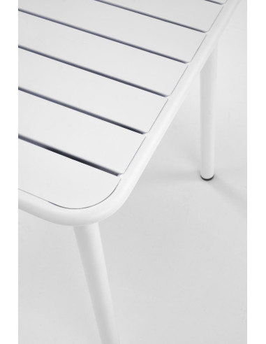 BOSCO Stół Kwadrat Biały 70/70/76 cm | Stalowy, Subtelna Elegancja