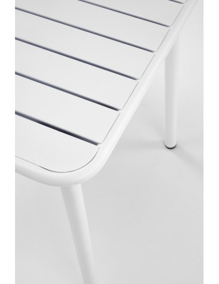 BOSCO Stół Kwadrat Biały 70/70/76 cm | Stalowy, Subtelna Elegancja