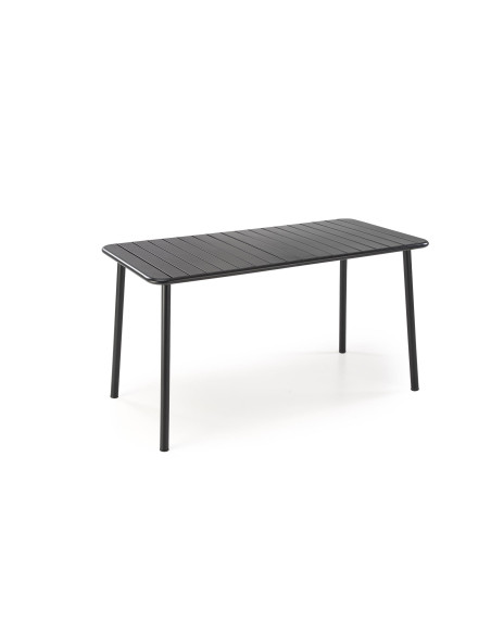 BOSCO Stół Prostokątny 140/70/76 cm Czarny | Stalowy