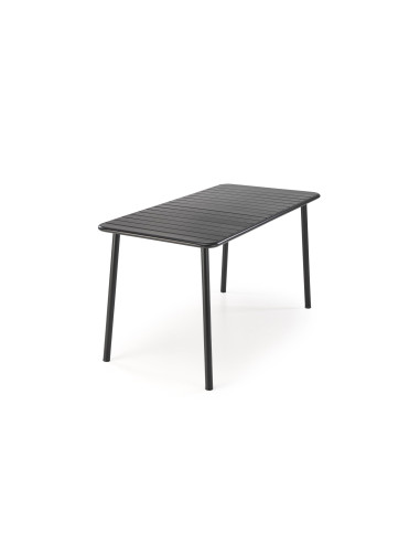 BOSCO Stół Prostokątny 140/70/76 cm Czarny | Stalowy