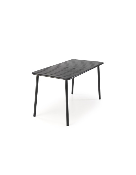 BOSCO Stół Prostokątny 140/70/76 cm Czarny | Stalowy