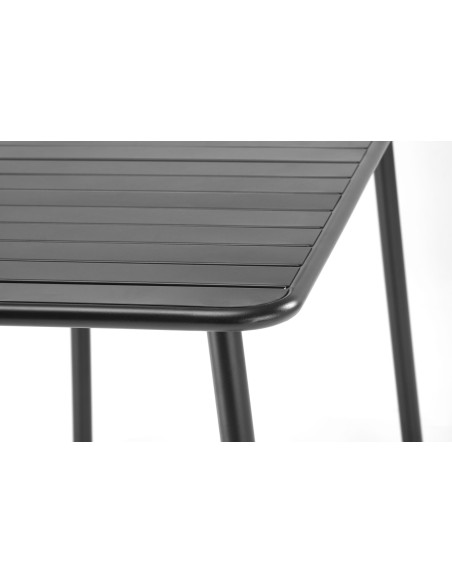 BOSCO Stół Prostokątny 140/70/76 cm Czarny | Stalowy