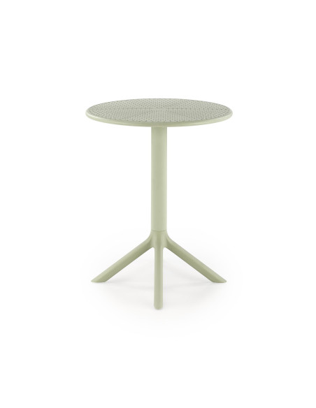 CALVO Stół Okrągły Miętowy | Polipropylen, Fi60/72 cm