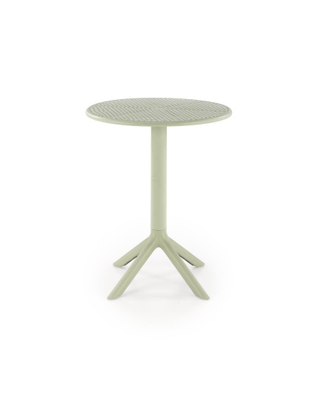 CALVO Stół Okrągły Miętowy | Polipropylen, Fi60/72 cm