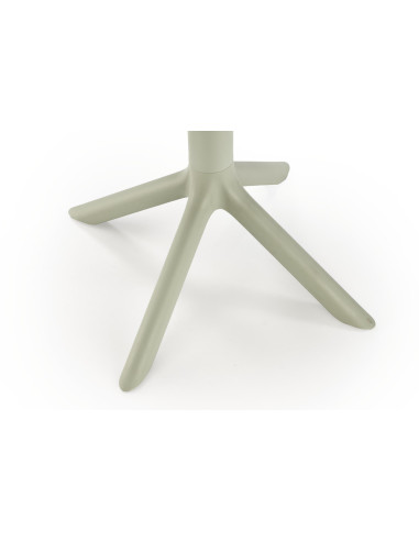 CALVO Stół Okrągły Miętowy | Polipropylen, Fi60/72 cm