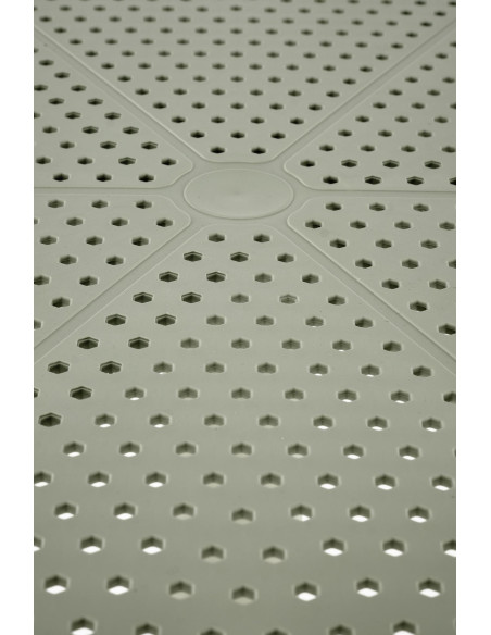 CALVO Stół Okrągły Miętowy | Polipropylen, Fi60/72 cm