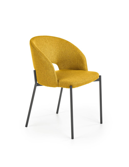 K373 krzesło musztardowy(1p 2szt)