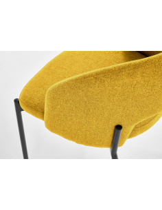 K373 krzesło musztardowy(1p 2szt) 2