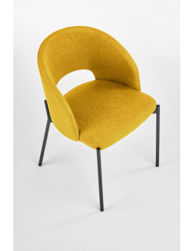 K373 krzesło musztardowy(1p 2szt)