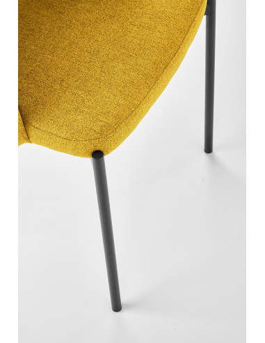 K373 krzesło musztardowy(1p 2szt)