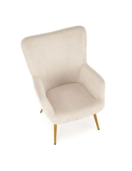 AMARO fotel wypoczynkowy, kremowy