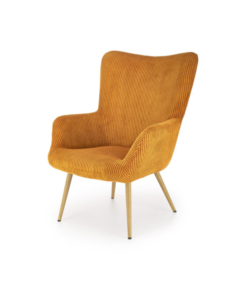 AMARO fotel wypoczynkowy, musztardowy