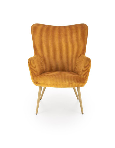 AMARO fotel wypoczynkowy, musztardowy
