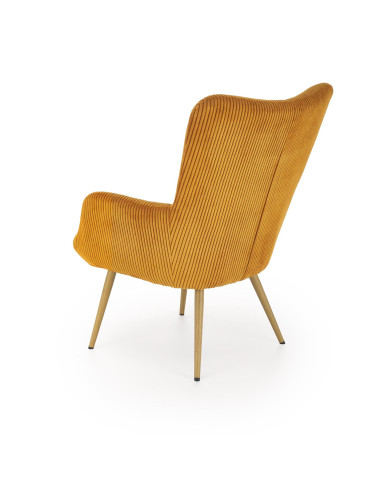 AMARO fotel wypoczynkowy, musztardowy
