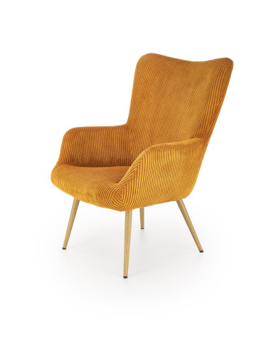 AMARO fotel wypoczynkowy, musztardowy