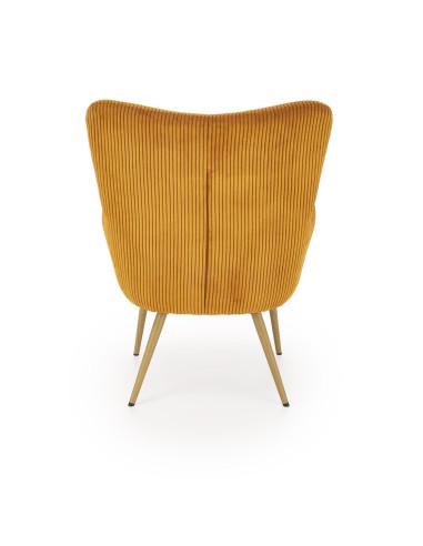 AMARO fotel wypoczynkowy, musztardowy